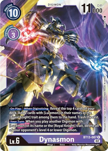 Dynasmon, Versus Royal Knights BT13-087 R
