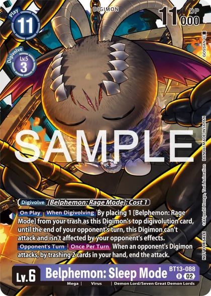 Belphemon: Sleep Mode (Event Pack 6), Versus Royal Knights BT13-088 R