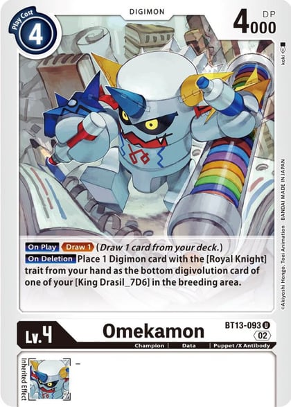 Omekamon, Versus Royal Knights BT13-093 U