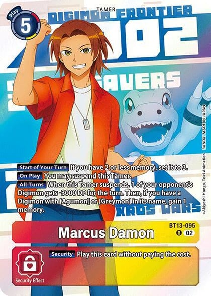Marcus Damon (Digimon Animation Series 25th Anniversary Set), Versus Royal Knights BT13-095 R