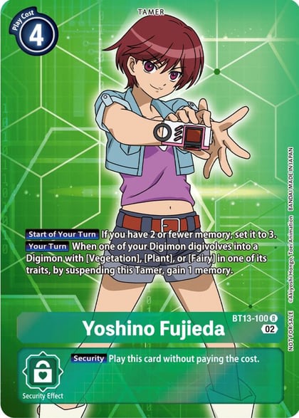 Yoshino Fujieda (Box Topper), Versus Royal Knights BT13-100 R
