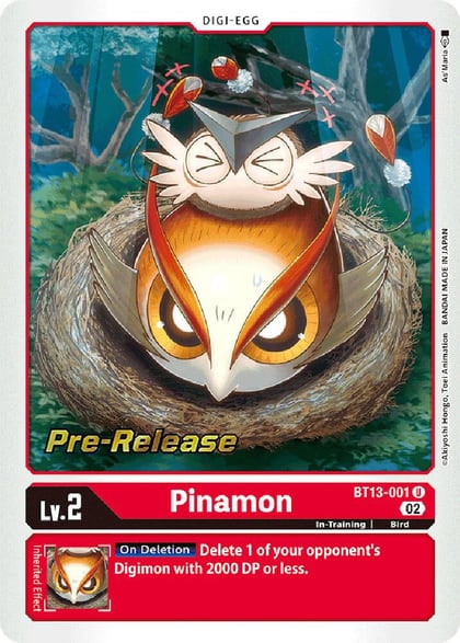 Pinamon, Versus Royal Knights Pre-Release Cards BT13-001 U