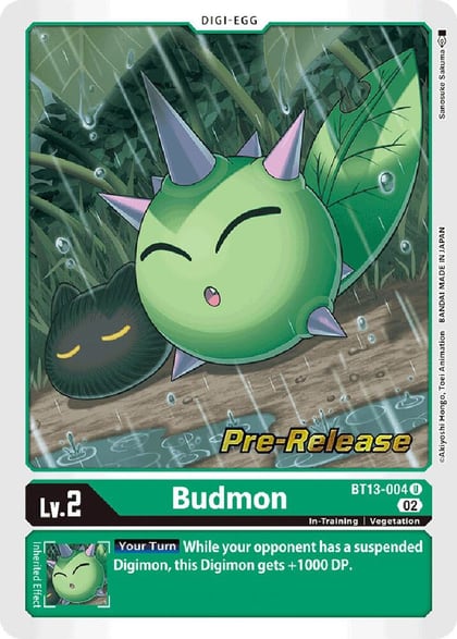 Budmon, Versus Royal Knights Pre-Release Cards BT13-004 U