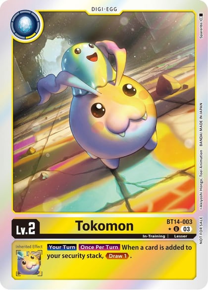 Tokomon (Blast Ace Box Promotion Pack), Blast Ace BT14-003 U