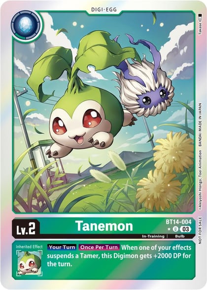 Tanemon (Blast Ace Box Promotion Pack), Blast Ace BT14-004 U