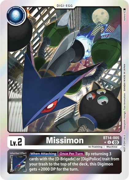 Missimon (Blast Ace Box Promotion Pack), Blast Ace BT14-005 U