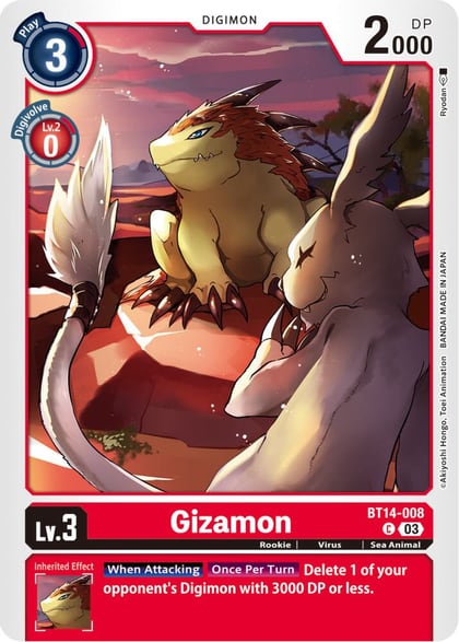 Gizamon, Blast Ace BT14-008 C