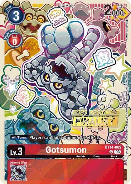 Gotsumon (2025 Regionals Finalist), Blast Ace BT14-009 C