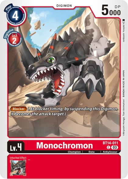 Monochromon, Blast Ace BT14-011 C