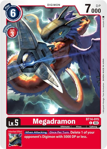 Megadramon, Blast Ace BT14-015 C