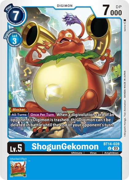 ShogunGekomon, Blast Ace BT14-028 U