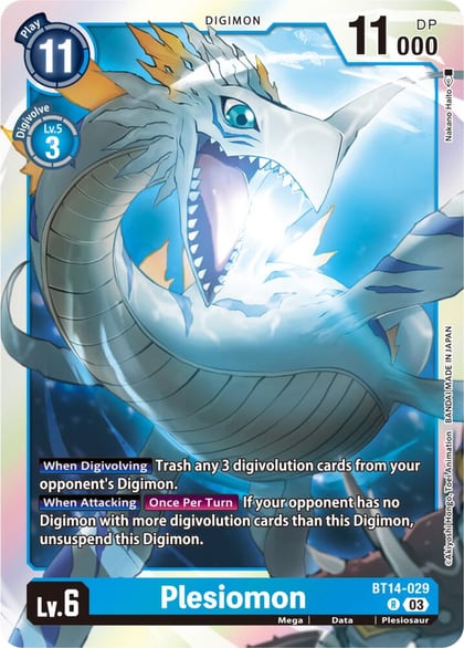 Plesiomon, Blast Ace BT14-029 R