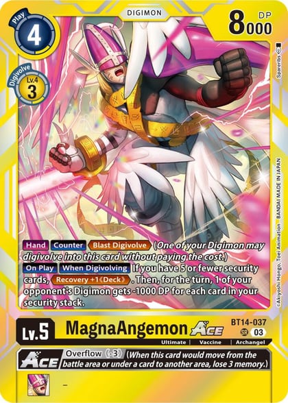 MagnaAngemon ACE, Blast Ace BT14-037 SR