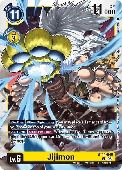 Jijimon, Blast Ace BT14-040 U