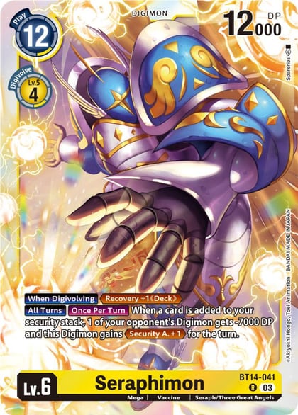 Seraphimon, Blast Ace BT14-041 R