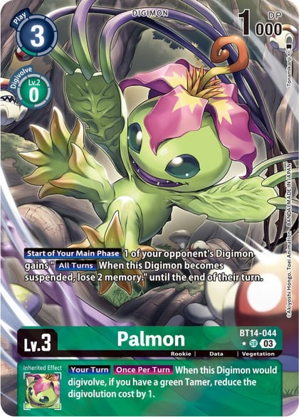 Palmon (Alternate Art), Blast Ace BT14-044 SR