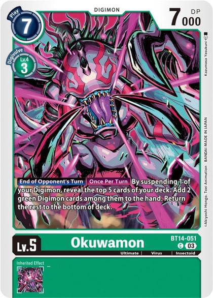 Okuwamon, Blast Ace BT14-051 C