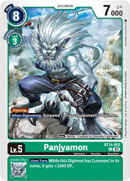 Panjyamon, Blast Ace BT14-052 C