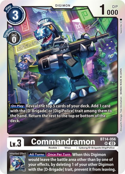 Commandramon, Blast Ace BT14-056 SR