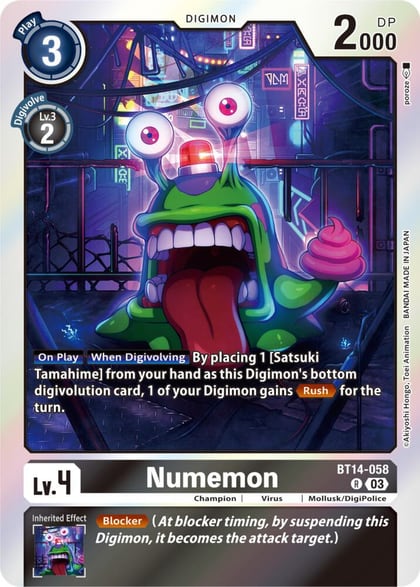 Numemon, Blast Ace BT14-058 R