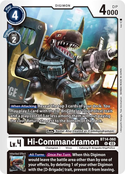 Hi-Commandramon, Blast Ace BT14-060 U