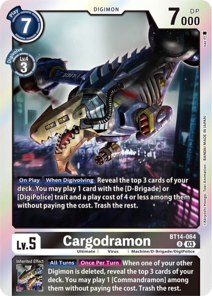 Cargodramon, Blast Ace BT14-064 R