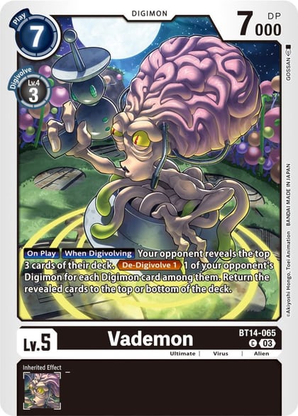 Vademon, Blast Ace BT14-065 C