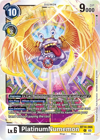PlatinumNumemon, Blast Ace BT14-066 R