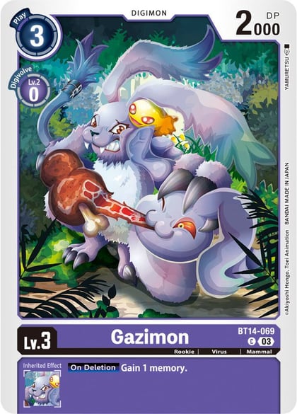 Gazimon, Blast Ace BT14-069 C