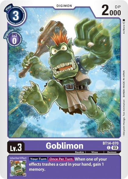 Goblimon, Blast Ace BT14-070 C