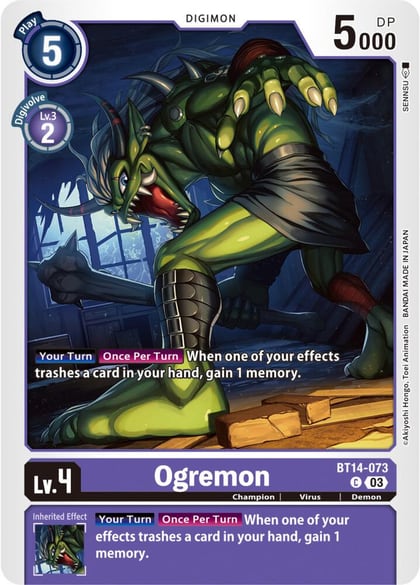 Ogremon, Blast Ace BT14-073 C