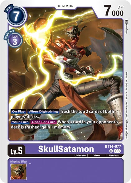 SkullSatamon, Blast Ace BT14-077 C