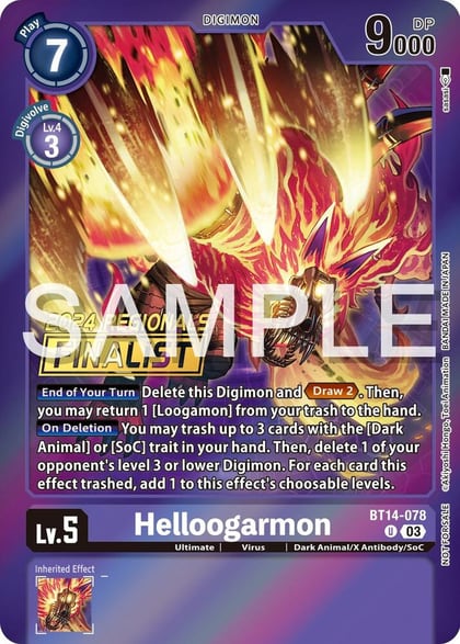 Helloogarmon (2024 Regionals Finalist), Blast Ace BT14-078 U