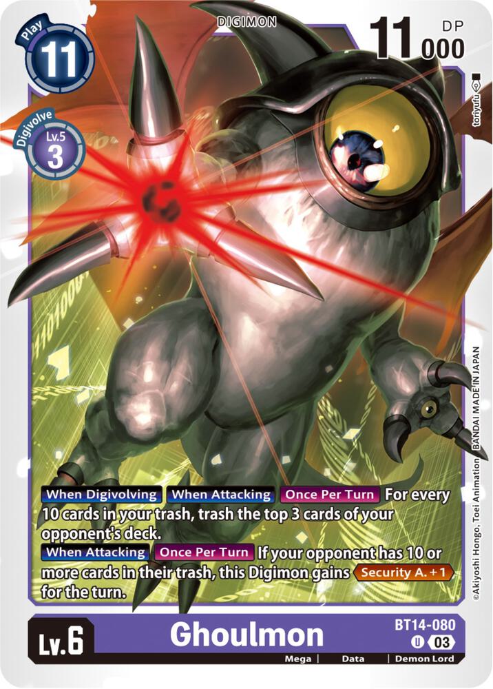Ghoulmon, Blast Ace BT14-080 U