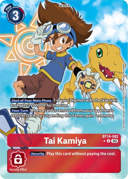 Tai Kamiya (Alternate Art), Blast Ace BT14-082 R