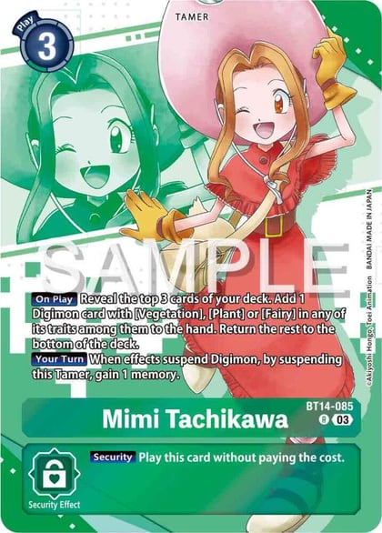 Mimi Tachikawa (Premium Heroines Set), Blast Ace BT14-085 R
