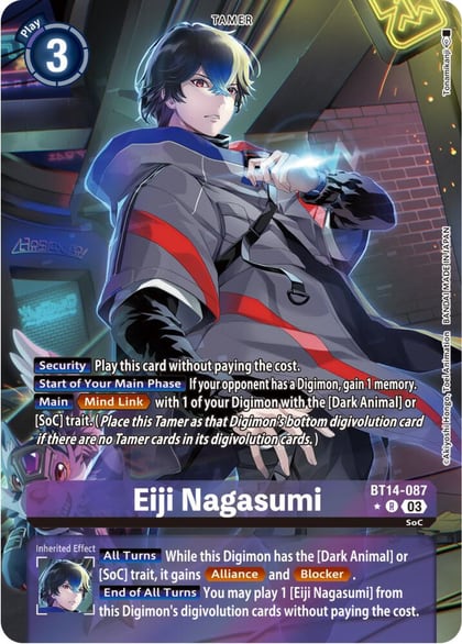Eiji Nagasumi (Alternate Art), Blast Ace BT14-087 R