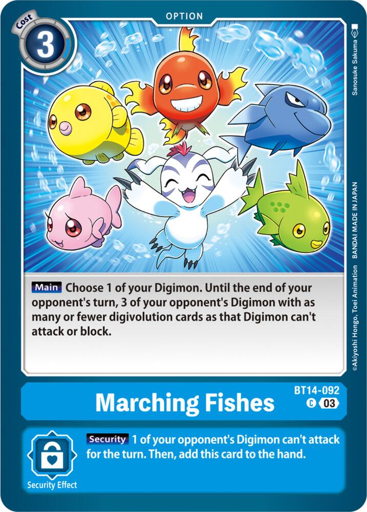 Marching Fishes, Blast Ace BT14-092 C