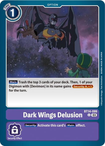 Dark Wings Delusion, Blast Ace BT14-099 U