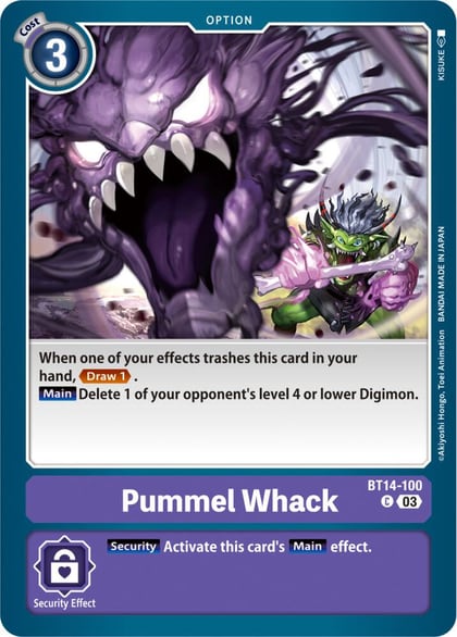 Pummel Whack, Blast Ace BT14-100 C