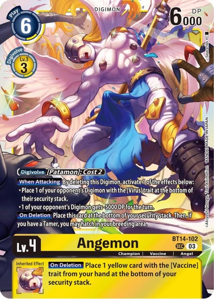 Angemon, Blast Ace BT14-102 SEC