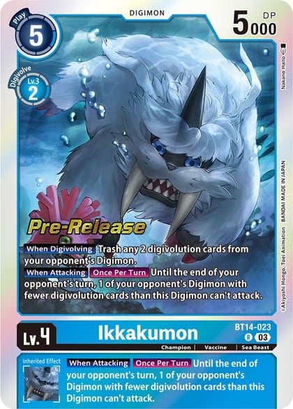 Ikkakumon, Blast Ace Pre-Release Cards BT14-023 R