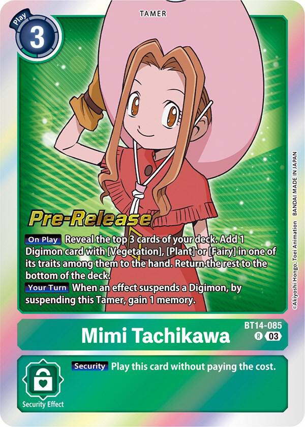 Mimi Tachikawa, Blast Ace Pre-Release Cards BT14-085 R