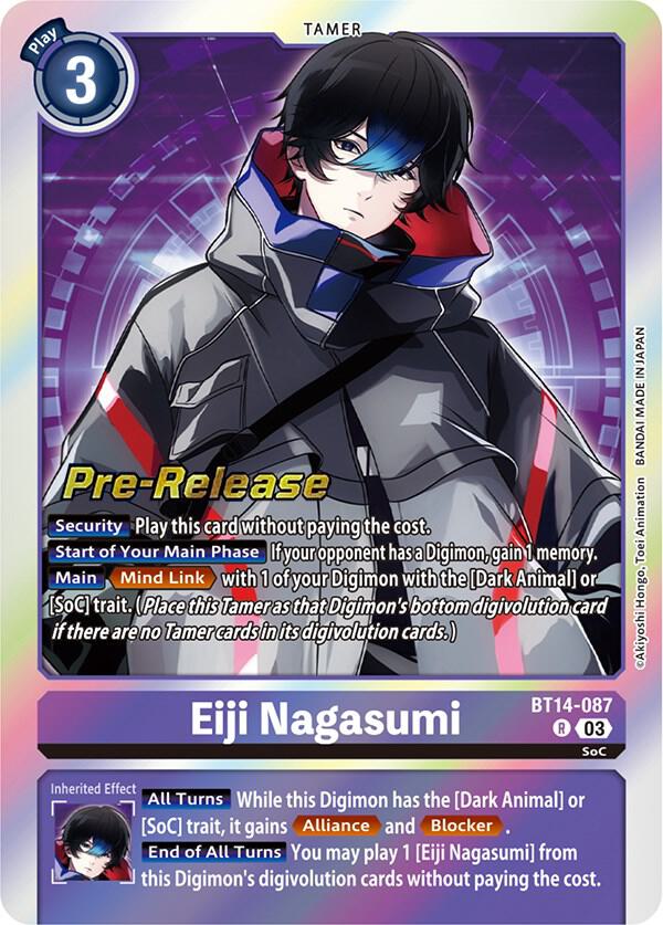 Eiji Nagasumi, Blast Ace Pre-Release Cards BT14-087 R