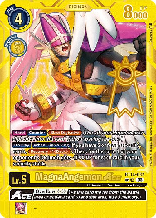 MagnaAngemon ACE (Special Rare), Exceed Apocalypse BT14-037 SP