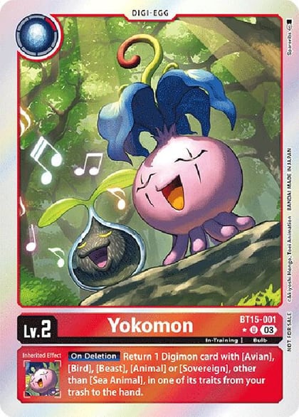 Yokomon (Exceed Apocalypse Box Promotion Pack), Exceed Apocalypse BT15-001 U