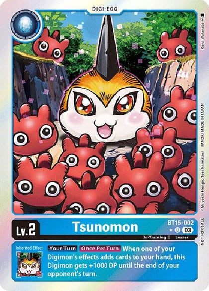 Tsunomon (Exceed Apocalypse Box Promotion Pack), Exceed Apocalypse BT15-002 U