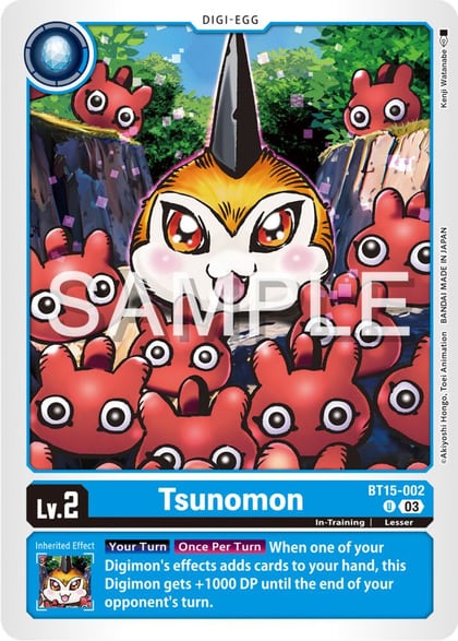Tsunomon, Exceed Apocalypse BT15-002 U