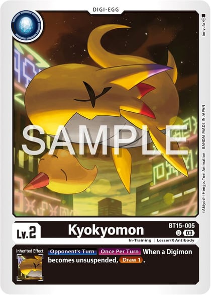 Kyokyomon, Exceed Apocalypse BT15-005 U