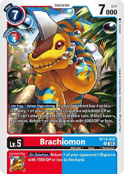 Brachiomon, Exceed Apocalypse BT15-016 U